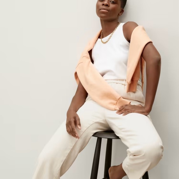 Everlane Womens The Easy Jean in Bone, Size 0 - Picture 2 of 15